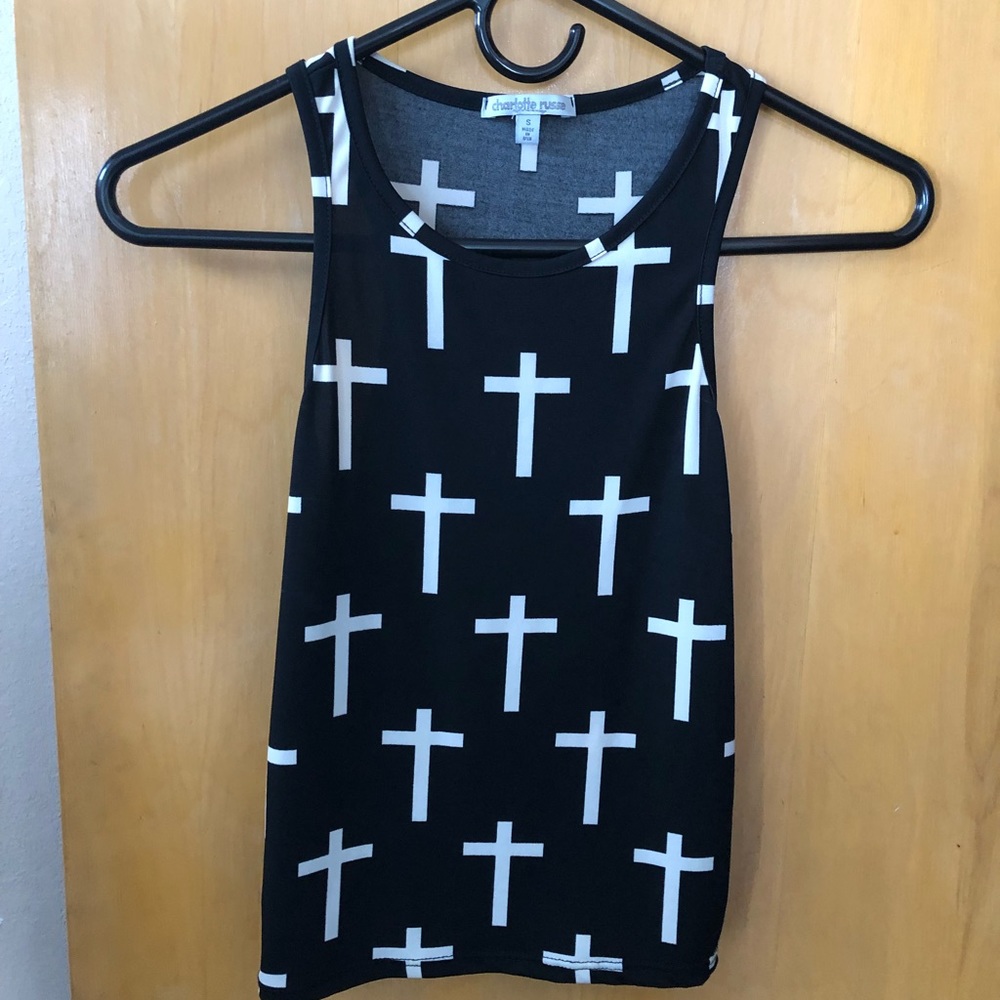 Cross tank top